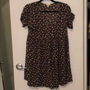 Joie Soct size XXS black floral mini dress